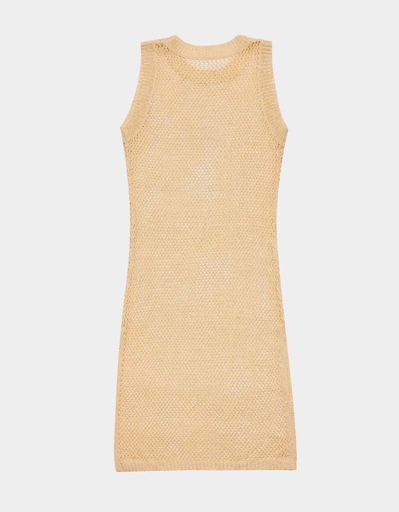 BEACH LINGO Cover Me In Sunshine Girls Crochet Dress image number 1
