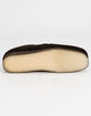 CLARKS Wallabee Mens Black Suede Shoes image number 6