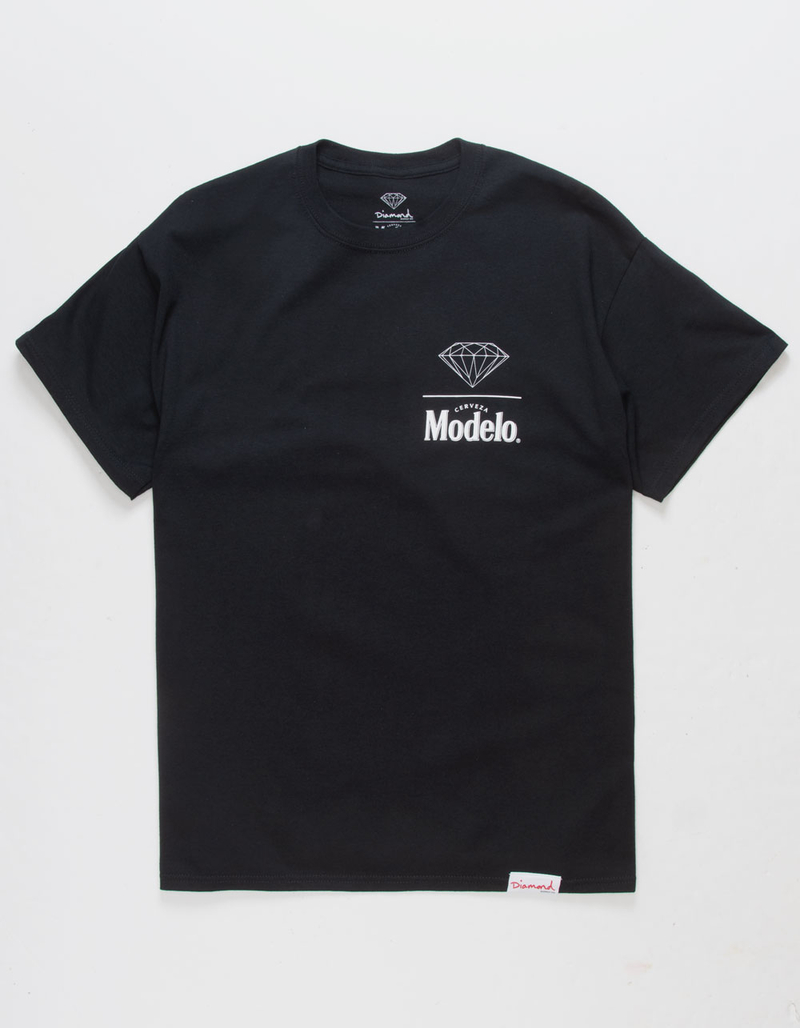 DIAMOND SUPPLY CO. x Modelo Stacked Mens Tee image number 1