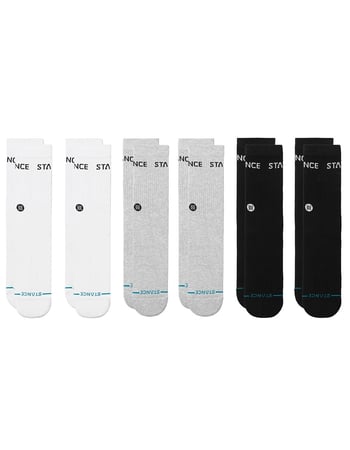 STANCE Origin 6 Pack Mens Crew Socks Alternative Image
