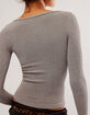FREE PEOPLE Clean Slate Womens Seamless Layering Top image number 3
