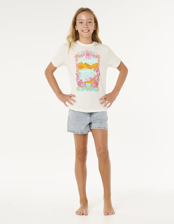 RIP CURL Sunshine Squad Girls Band Tee Primary Image