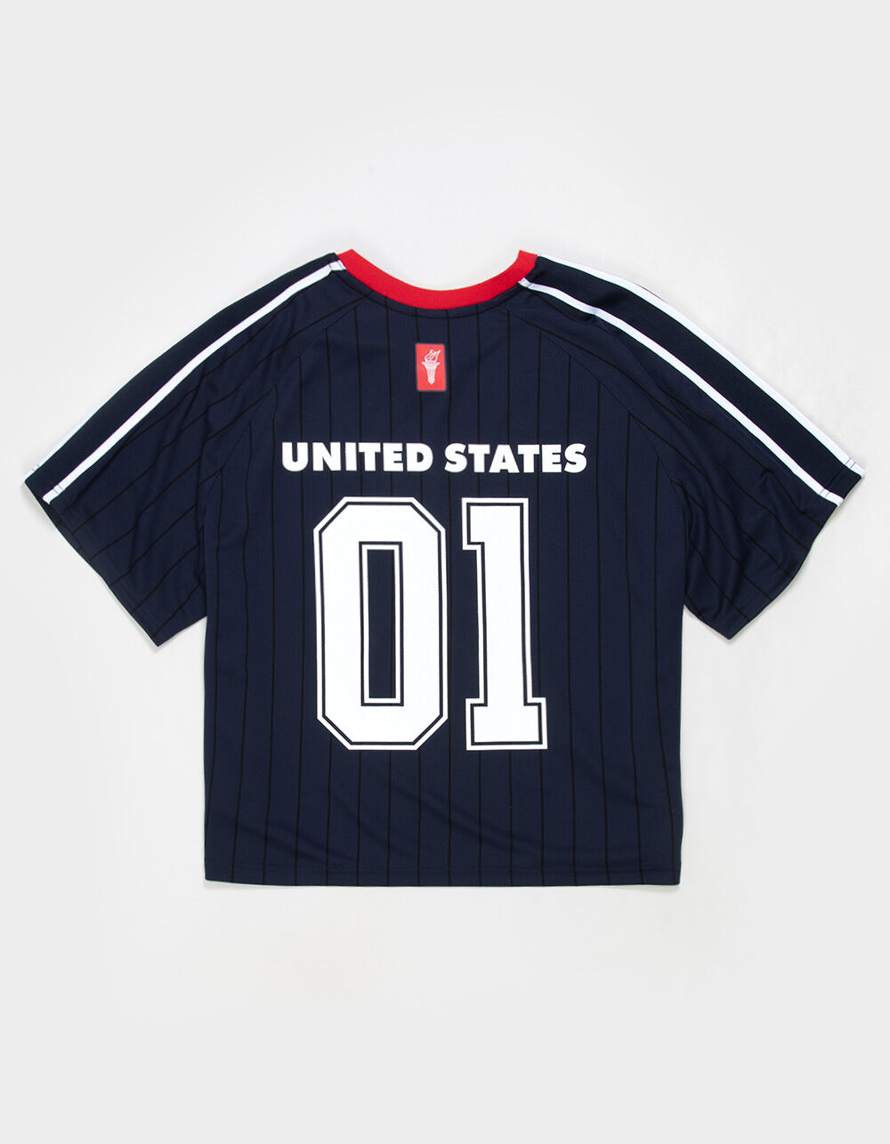 RSQ Mens USA Baggy Crop Soccer Jersey - NAVY | Tillys