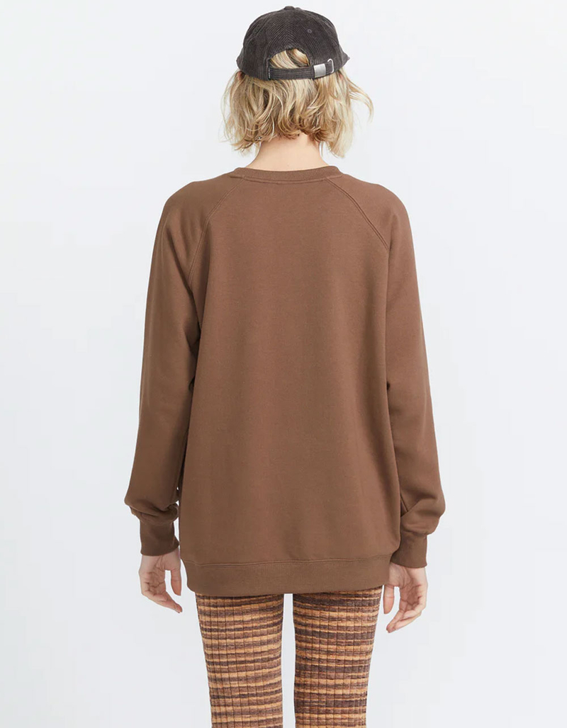 VOLCOM Stone Magic Womens Oversized Crewneck Sweatshirt image number 1
