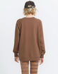 VOLCOM Stone Magic Womens Oversized Crewneck Sweatshirt image number 2