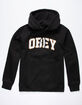 OBEY Sports II Mens Black Hoodie image number 1