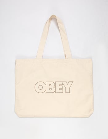 OBEY Outline Canvas Tote Bag Alternative Image