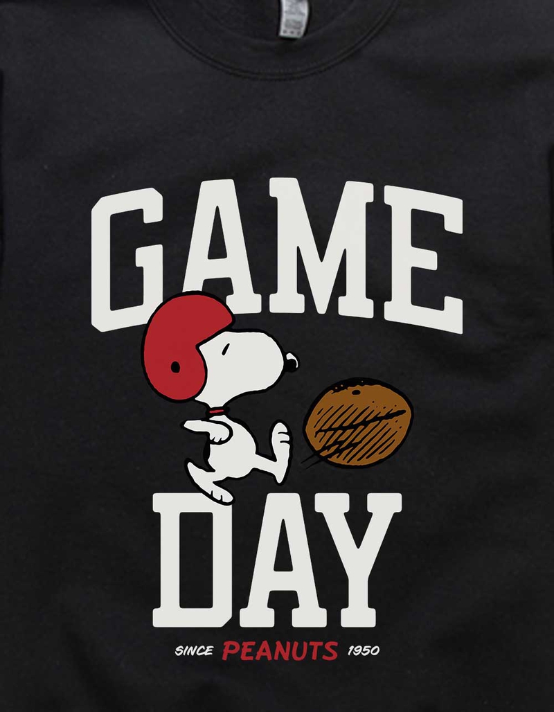 PEANUTS Game Day Football Unisex Crewneck Sweatshirt image number 1