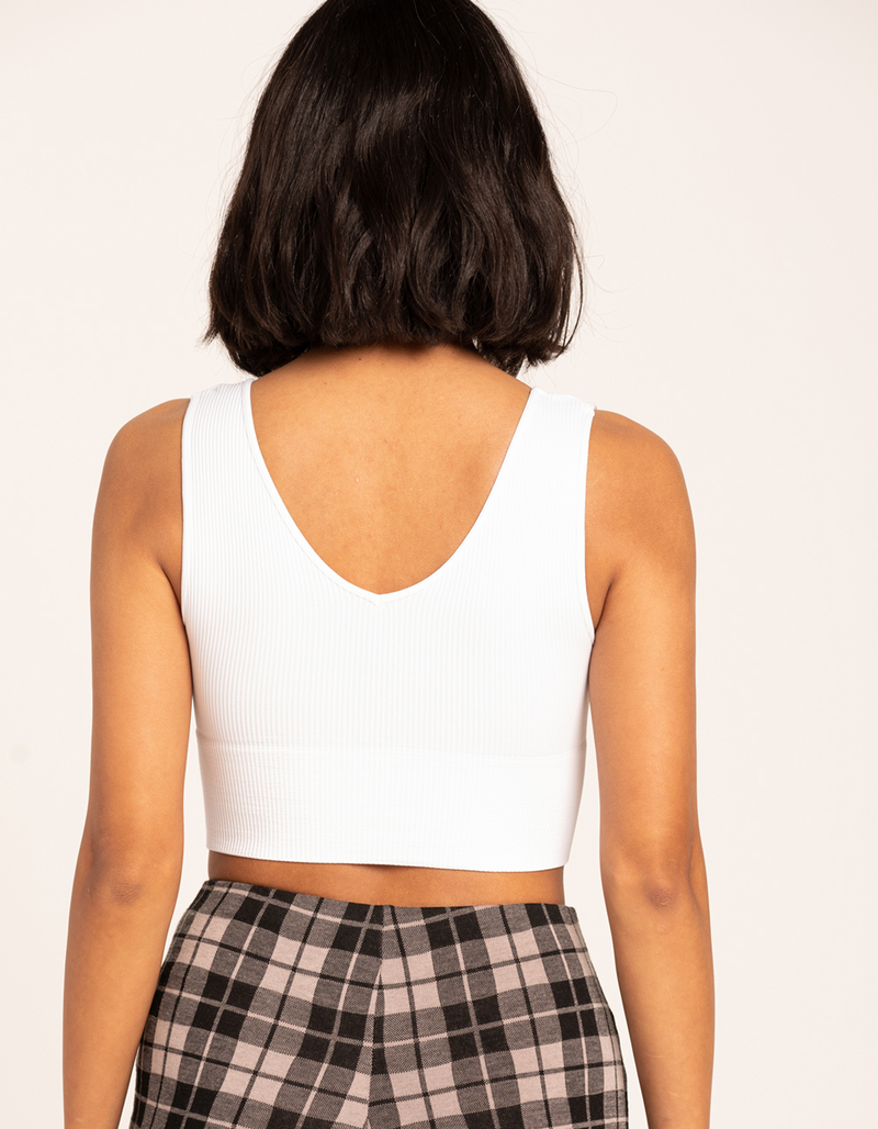 TILLYS Seamless Deep V Womens Tank Top image number 2