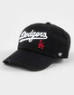47 BRAND Los Angeles Dodgers Script '47 Clean Up Strapback Hat image number 1