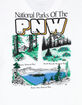 PARKS PROJECT Pacific Northwest Parks Mens Tee image number 3