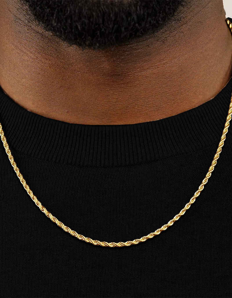 THE GOLD GODS 2.5mm 18k Gold Plated Chain image number 1