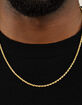 THE GOLD GODS 2.5mm 18k Gold Plated Chain image number 2