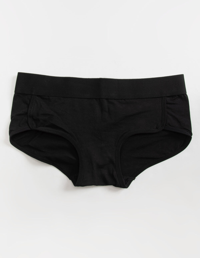 FULL TILT Retro Black Boyshorts image number 0