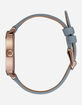 NIXON Arrow Leather Rose Gold & Blue Watch image number 2