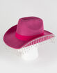 Dangle Rhinestone Womens Cowboy Hat image number 7