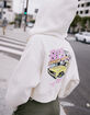 FULL TILT Car Womens Crop Zip-Up Hoodie image number 1