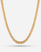 KING ICE 14k Gold Single Row CZ Tennis Necklace image number 2