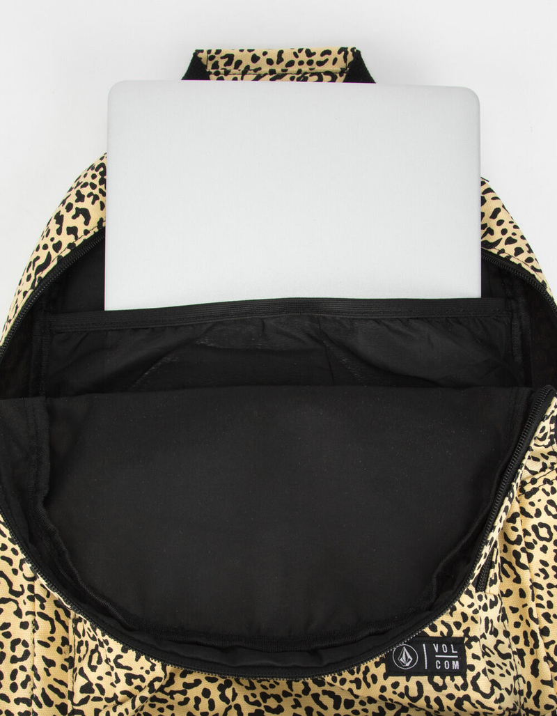 VOLCOM Schoolyard Canvas Leopard Backpack image number 3