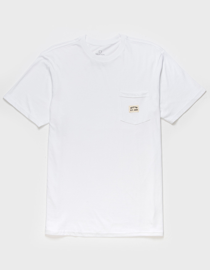 BRIXTON Woodburn Mens Pocket Tee image number 0