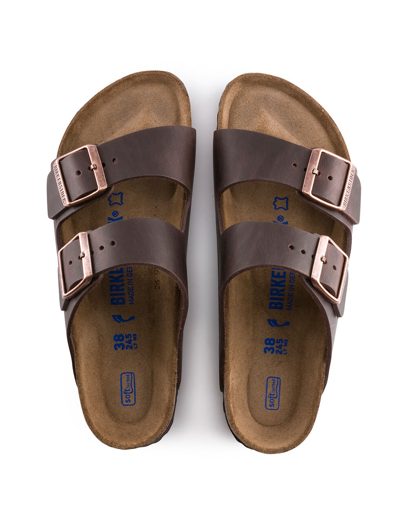 BIRKENSTOCK Arizona Soft Footbed Mens Habana Sandals image number 1