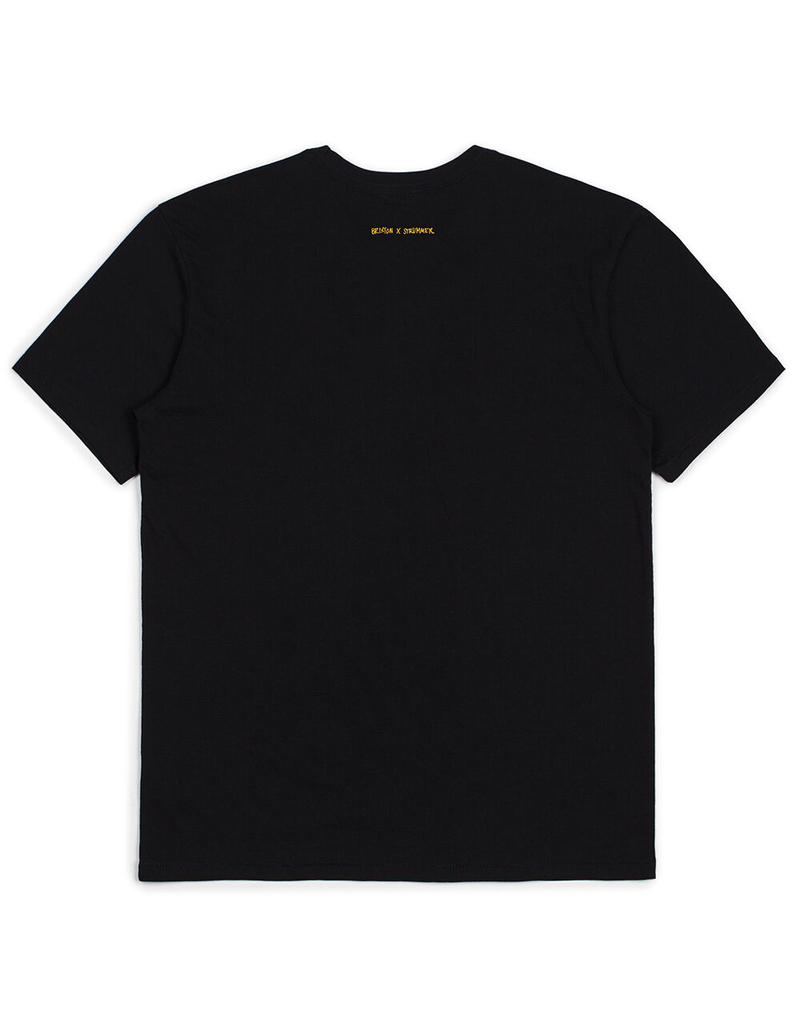 BRIXTON x Strummer Know Your Rights II Mens Black T-Shirt image number 1
