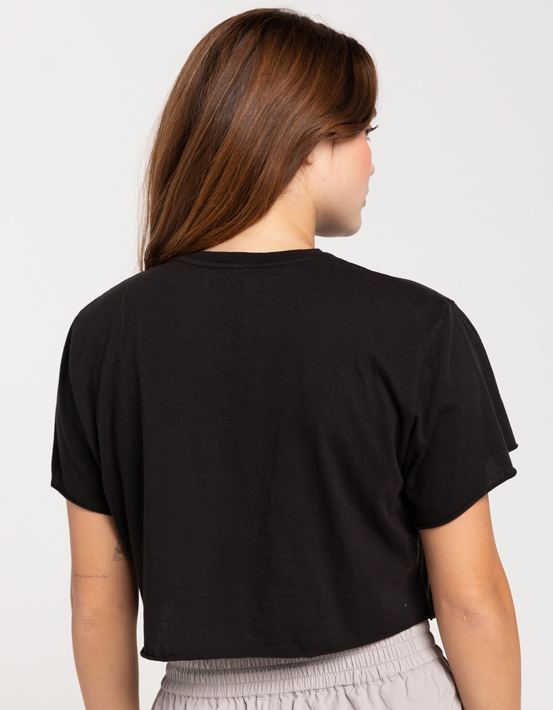 RETRO BRAND Purdue University Womens Crop Tee image number 3