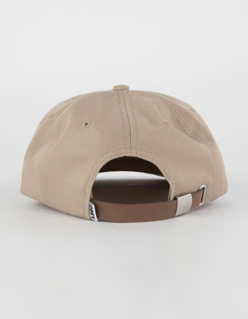 OBEY Basque 6 Panel Mens Strapback Hat image number 2
