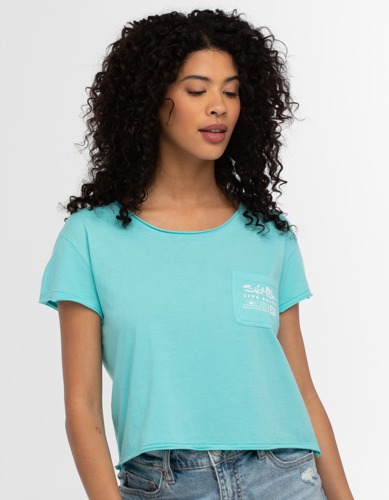 SALT LIFE Sea St Womens Crop Tee image number 1