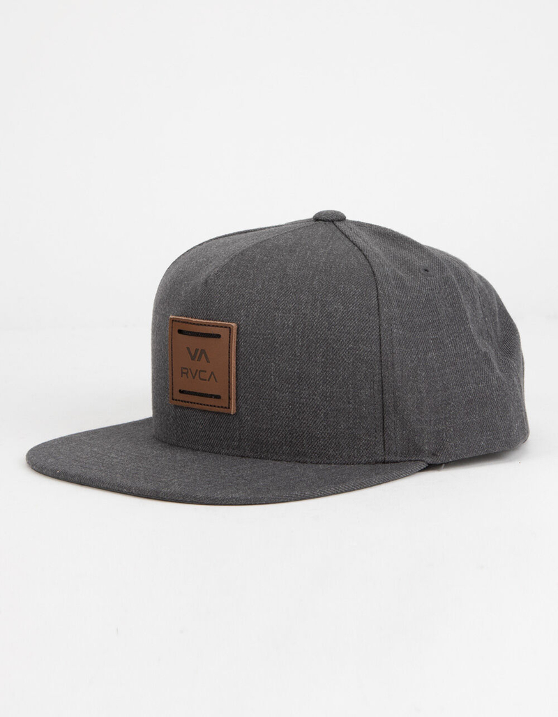 RVCA VA All The Way Gray Mens Snapback Hat image number 0