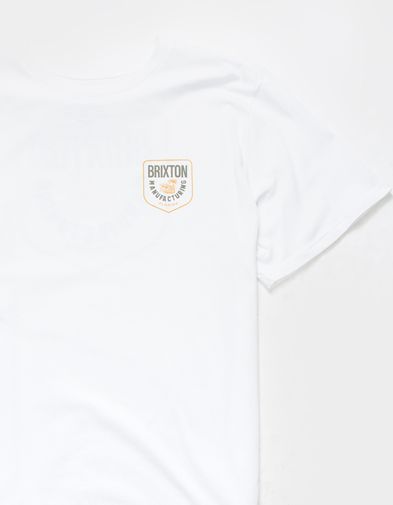 BRIXTON Florida Emblem Mens Tee image number 3