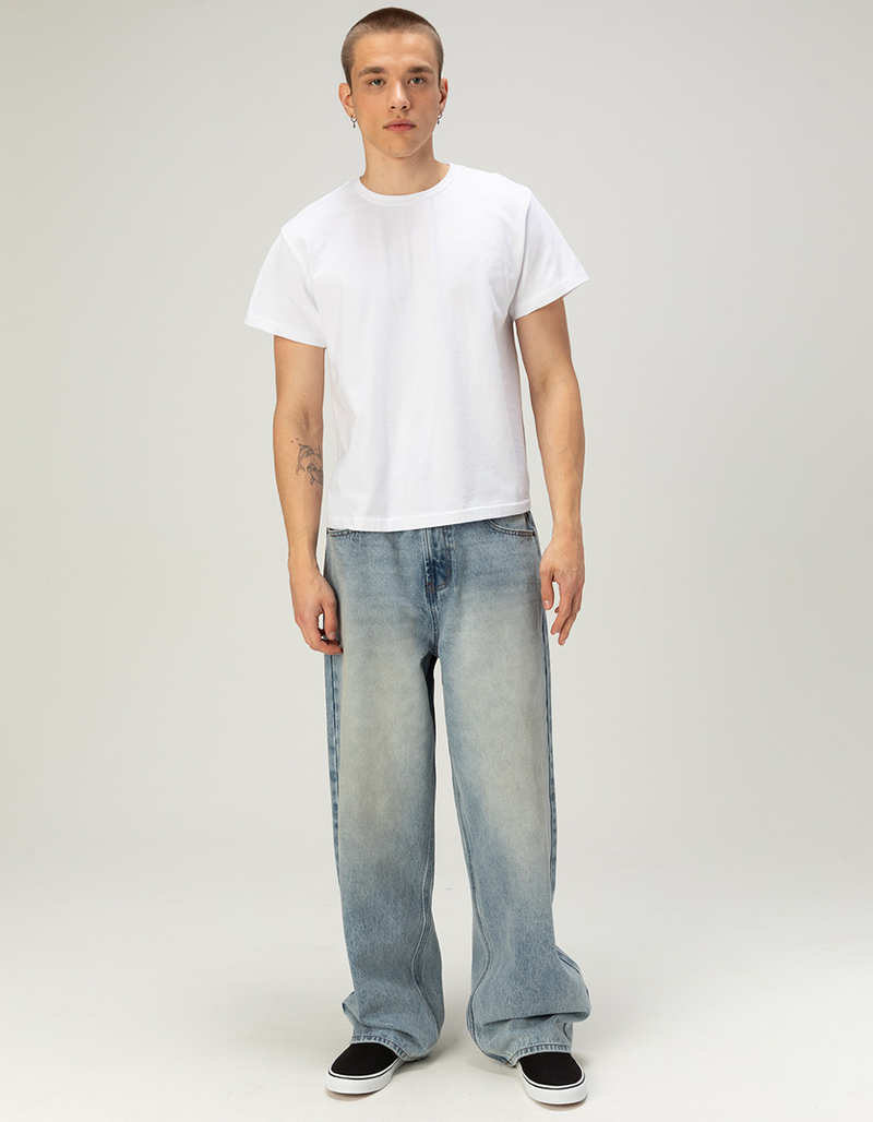 RSQ Patches Mens Extra Baggy Jeans image number 7
