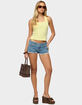 EDIKTED Harlowe Ribbed Racerback Tank Top image number 5