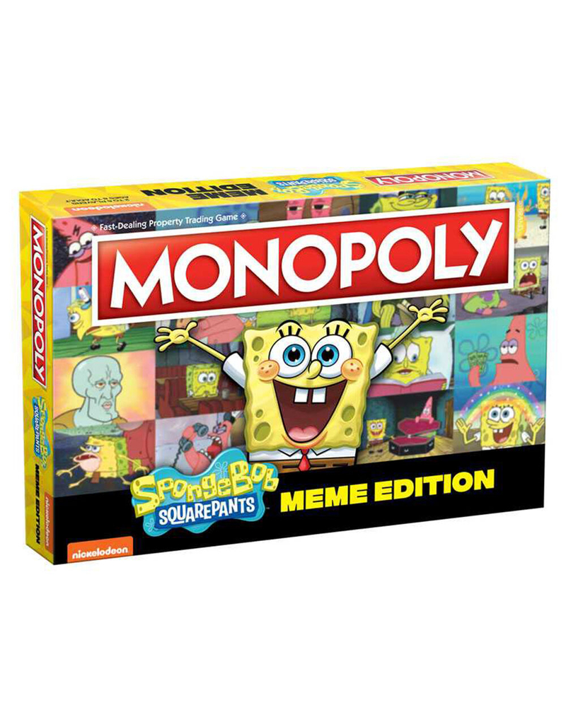 MONOPOLY&reg; SpongeBob SquarePants Meme Edition Board Game image number 0