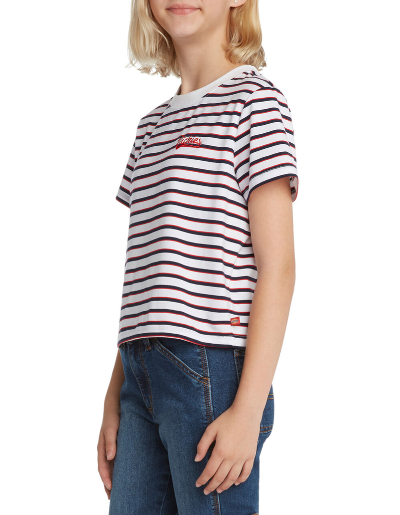 DICKIES Stripe Crop Girls Baby Tee image number 3