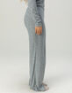 FULL TILT Pointelle Floral Pajama Pants image number 3