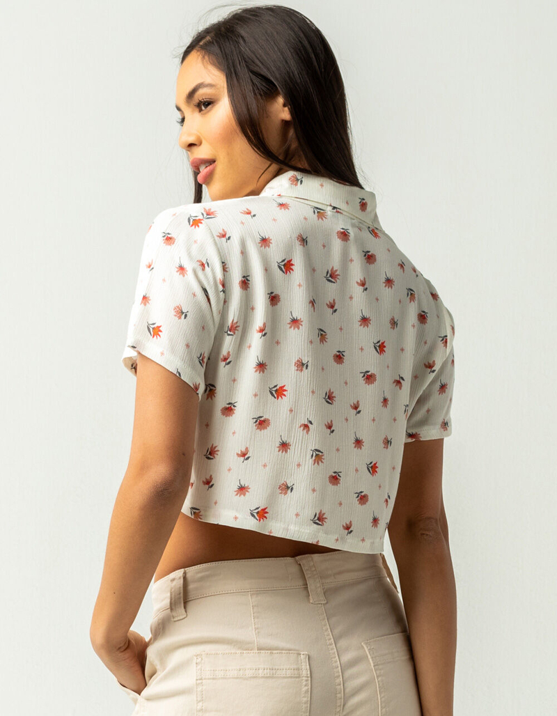 WILD MOSS Floral Camp Womens Shirt image number 2