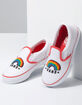 VANS Chenille Rainbow Girls Slip-On Shoes image number 3
