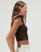 FULL TILT Texture Corset Womens Cami image number 3