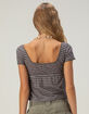 BDG Urban Outfitters Brittney Womens Stripe Babydoll Top image number 4