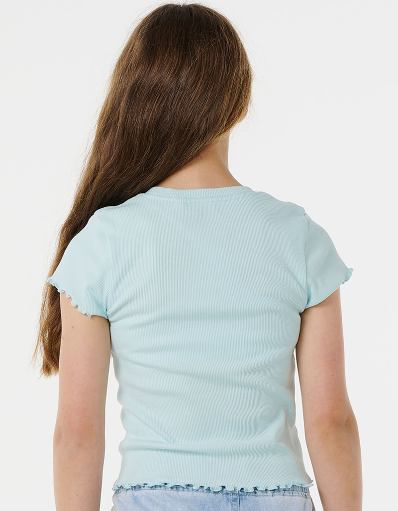 RIP CURL Hibiscus Heat Girls Rib Tee image number 2