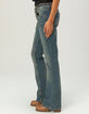 BDG Urban Outfitters Brooke Womens Low Rise Pinstripe Bootcut Jeans image number 4