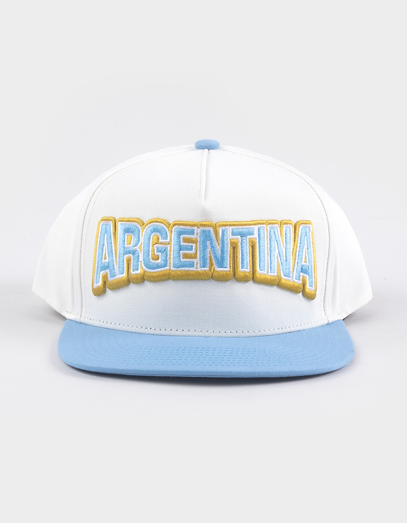 FIFA World Cup 2026&trade; Argentina Wall Natural Snapback Hat image number 1