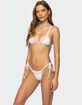 EDIKTED Ira Floral Triangle Bikini Top image number 4