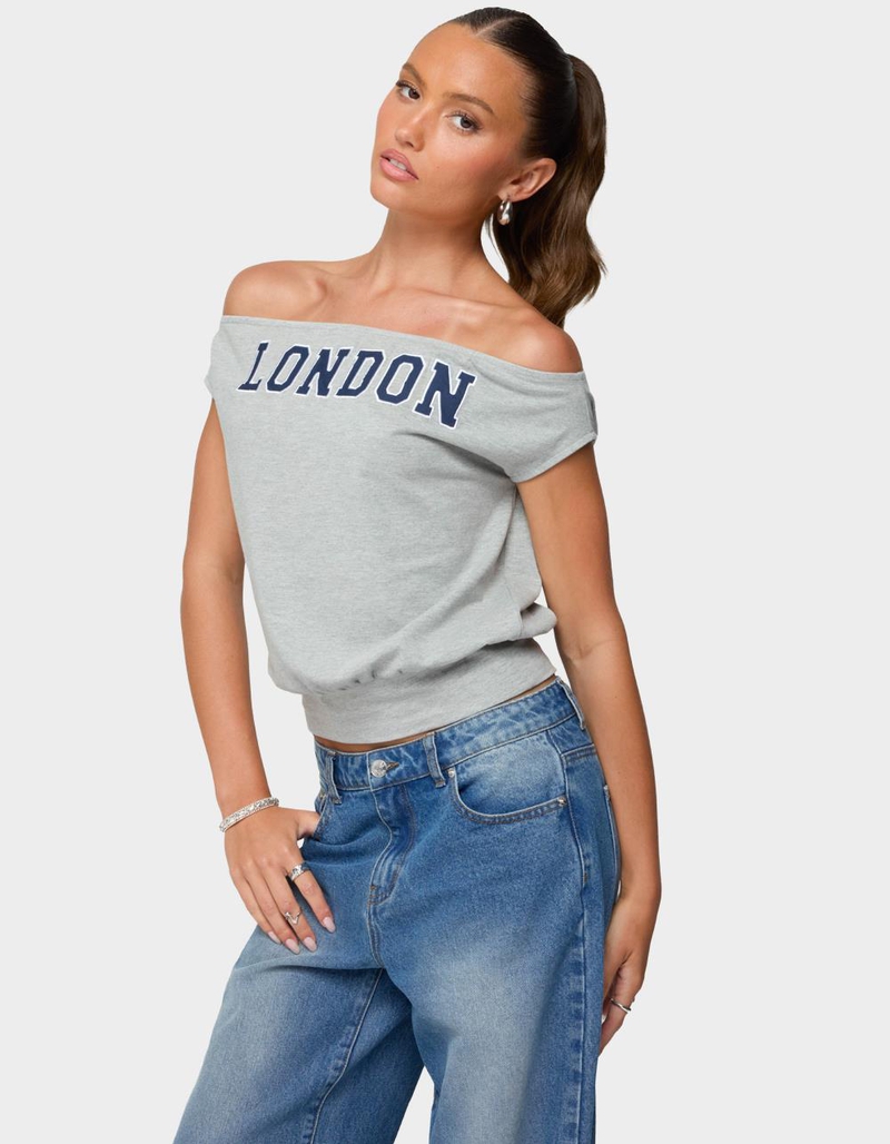 EDIKTED So London Off Shoulder Top image number 1