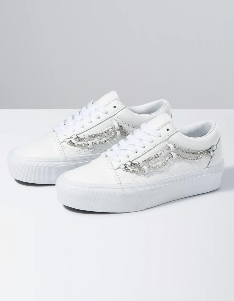 VANS Chain Old Skool Womens Platform Shoes image number 0