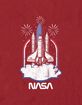NASA Rocket Fireworks Unisex Tee image number 2
