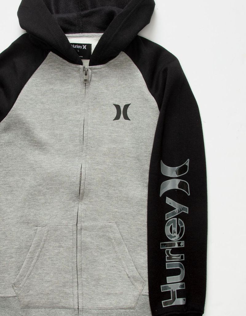 HURLEY Chest Logo Boys Zip Hoodie image number 1