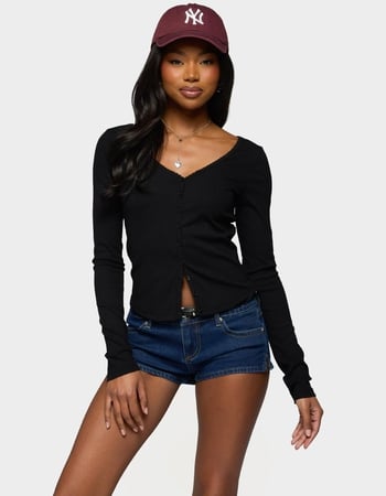 EDIKTED Tanya Button Up Cardigan Primary Image