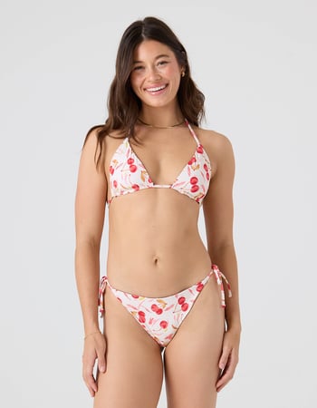 ROXY Cherry On Top Reversible Mini Tiki Tri Bikini Top Primary Image